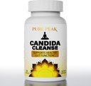 Candida Cleanse - Gut & Colon Support (60 Capsules) - Erkekler ve Kadınlar için - Doğal Herbs Intestinal Detox - Oregano Leaf, Wormwood, Black Walnut, Caprylic Acid