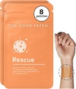 Το καλό Patch Rescue Patch Patch Recovery Patch, φυσικό Patch με DHM, βιταμίνη Β1, και πράσινο τσάι, Plant-Powered Wearable Wellness, Υποστήριξη Μετά από μια Νύχτα Out (8 Σύνολο Patches)