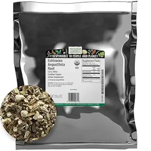 Frontier Co-op kuru Echinacea Angustifolia Root, Cut ve Sifted, 8oz, sertifikalı Organik Echinacea Root - Çay ve Herbal Remedies, Kosher