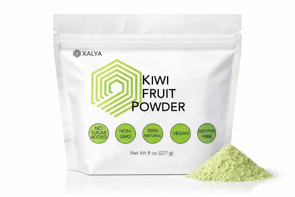 Kiwi Powder Smoothie Flavoring & Natural Green Food Coloring – Ideal for Protein Shakes, Yogurt & Glazing – Vegan, No Sugar Added, Gluten-Free – 8oz