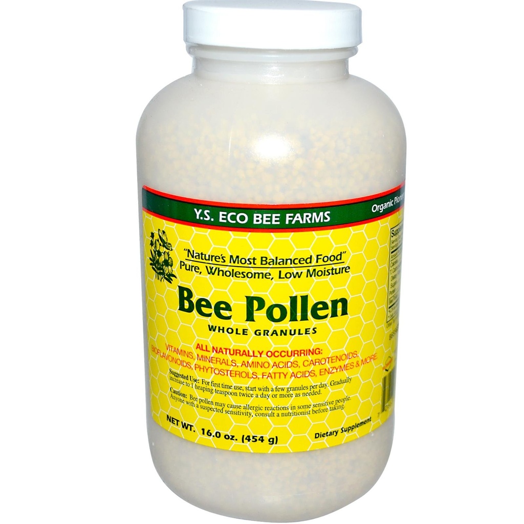 Arı Kirliliği - Low Moisture Whole Granulars YS Eco Bee Farms 16 oz Granular