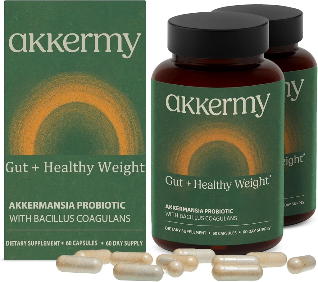 Akkermansia Appetite & Craving Control | GLP-1 & Boosts Sağlıklı Kilo | 120 Gün Supply | ABD'de Yapılacak | Bacillus Coagulans, B2, D3 & Chromium |SIBO Friendly, Vegan, Gluten Free