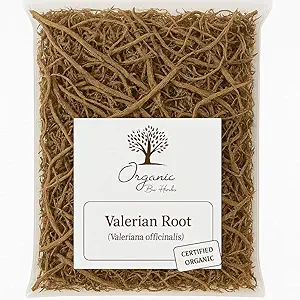 Organic Dried Valerian Root 2 oz – Valeriana Officinalis – Natural Herbal Supplement – Non-GMO, Vegan, Kosher, No Fillers, Caffeine-Free