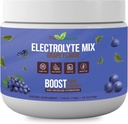 Elektrolyte Toz - Workout Recovery Electrolytes, Sugar Free, Gluten Free & Vegan, Pure Keto & Paleo Hydration İçecek, Immune Boosting Vitamins (198 Grams, Grape)