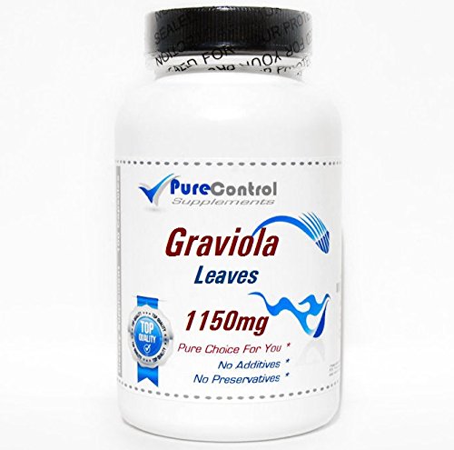 Graviola Leaves 1150mg // 120 Capsules // Pure // by PureControl Supplements
