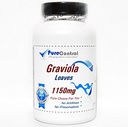 Graviola Leaves 1150mg // 120 Capsules // Pure // by PureControl Supplements