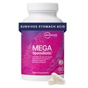 Mikrobiyom Laboratuvarları Kadınlar ve Erkekler için Megaeli Probiyotikler - Gut Health & Digestive Support - Raf-Stable, Travel-Friendly, Mens & Womens Probiyotiks (60 Capsules)