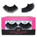 Elegant Lashes #199 Black (Pack of 12) | Thick Super-Long 100% Human Hair False Eyelashes for Dancers, Drag Queen, Halloween, Costume, Rave (12 Pairs)