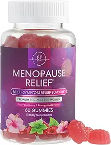 Kadınlar için Menopause Supplements - Tamam Natural Mild Hot Flashes & Night Sweats Support, Multi Fayda Menopause Relief Gummy, Support for Balance & Energy, Gluten-Free & Non-GMO - 60 Gummies