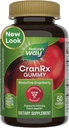 Nature's Way CranRx Cranberry Gummies, Urinary Tract Health Support*, 100% Whole Cranberry Fruit Concentrate with D-Mannose, Vitamin C, 50 Gummies (Packaging May Vary)