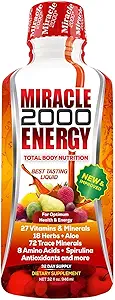 Yüzyıl Sistemleri - Mucize 2000, Sıvı Çokvitamin ve Mineral Tamamını Amino Asitler ve Antioksitlerle Tamamlayın, 32 Ounces
