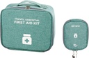 Boş İlk Yardım Çantası, Travel Medicine Bag, Medical Organizer Bag, Port for Traveling, Car, Home, Camping, Office, Hiking, Outdoor (Cationic Green)