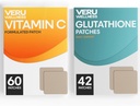 Veru Wellness Antioksi Power Duo Lifestyle Patches C, Glutathione - Self Prestige Time release Topical Patch, 8-10 Hours42 Day Supply)