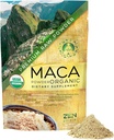 Zen Spirit Maca Root Toz Organik - Peruvian Root Premium Grade Superfood (Raw) - USDA & Vegan sertifikalı - 1 Bag (8oz) - Kahvaltı için Mükemmel, Smoothies, Baking & Ice Cream.
