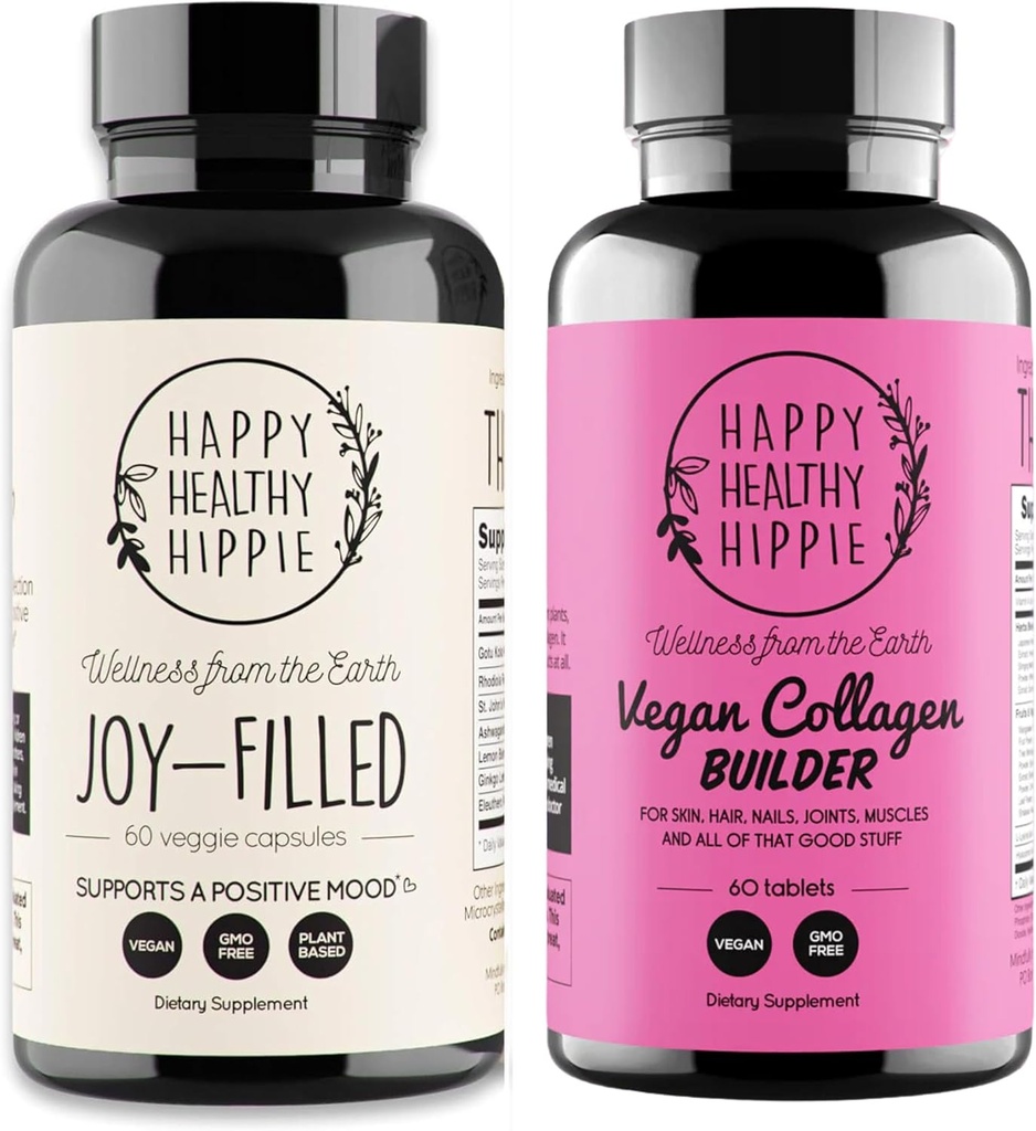 Mutlu Sağlıklı Hippie Vegan Collagen Builder w/Hyaluronic Acid & Joy-Filled Mood Support
