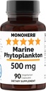 MONOHERB Marine Phytoplankton 500 mg - 90 Vegetarian Capsules