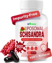800MG Schisandra Organik Ekstraksiyon, Schisandra Supplement, Schisandra Berry Enerji Desteği, Canlı Sağlık, Antioksi Koruma ve Digestive Wellness - 60 Softgels, ABD'de Yapıldı