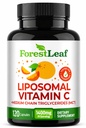 OrmanLeaf Liposomal Vitamin C 1000 mg Capsules | High Dose Vitamin C Liposomal Supplement w Coconut Oil Fatty Asits | Hızlı Aborpsiyon | Immune Support, Antioksi, Collagen Production | 120 Vegan Cap