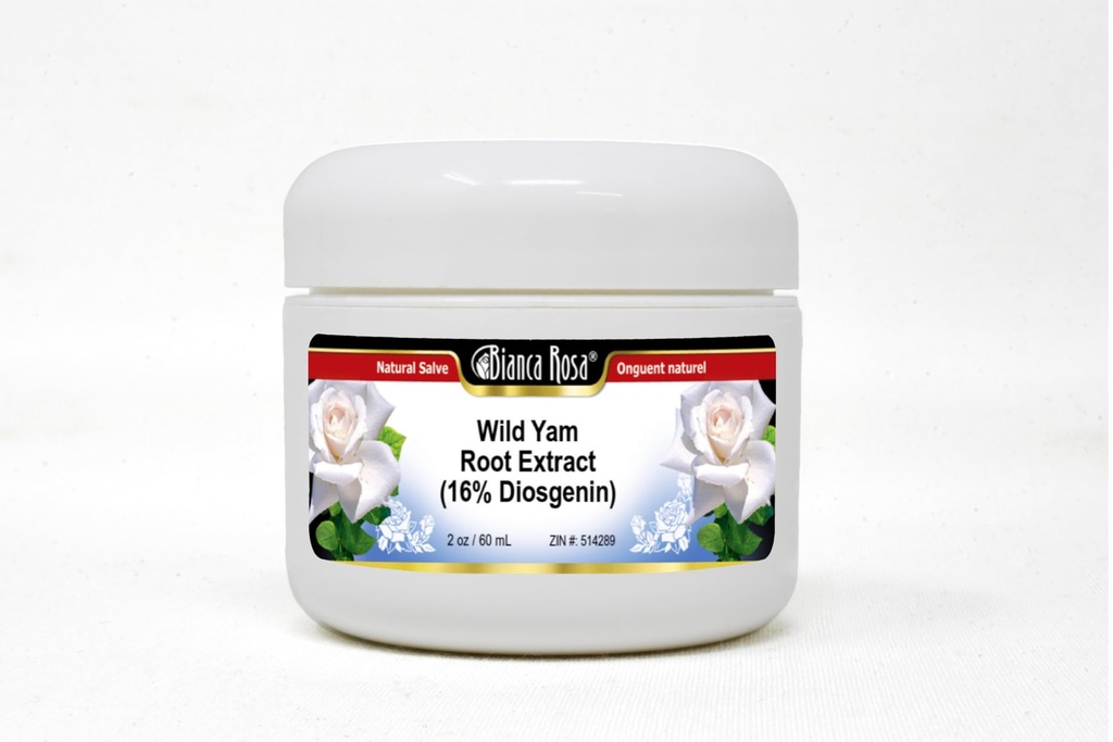 Bianca Rosa Wild Yam Root Extract (16% Diosgenin) - Salve Ointment (2 oz, ZIN: 514289)