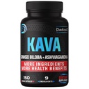 9in1 Κάψουλες Κάβα Κάβα 5-Month Supply 15:1 Extract for Sleep, Mind & Immune Support - 9 Φυσικά Βότανα Περιλαμβάνει Ginkgo, Ashwagandha, Graviola, Valerian & More - 150 Vegan Κάψουλες