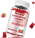2 Pack Liver Cleanse Detox ve Onarım Gummies - Silymarin Milk Butle Supplement with Artichoke, Dandelion and Elderberry - Liver Support Supplement - 120 Raspberry Flavored Gummies -