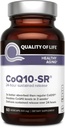 Life'ın kalitesi Güçlü CoQ10 Sustained, Geliştirilmiş Aborpsiyon için MicroActive Supplement, 100 mg of Per Capsule Supports Immune, Enerji - 60 Sebze Capsules