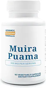 Muira Puama, 500 mg, 60 κάψουλες λαχανικών