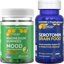 NATURAL STACKS Mood Citrate Gummies + Serotonin Beyin Gıda Paketi - Olumlu Mood & Stres Desteği - 90 Adet