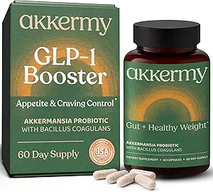 Akkermansia Appetite & Craving Control | GLP-1 & Boosts Sağlıklı Kilo | 180 Gün Supply | ABD'de Yapılacak | Bacillus Coagulans, B2, D3 & Chromium |SIBO Friendly, Vegan, Gluten Free