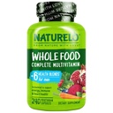 NATLO Erkekler Multivitaminler - Vitaminler, Mineraller ve Organik Tüm Gıdalar, Enerji ve Sağlık, Non-GMO, 240 Vegetarian Capsules - One Daily Multivitamin for Men with Vitamins, Minerals & Organic Whole Foods, Boost Energy & Health, Non-GMO, 240 Vegetarian Capsules