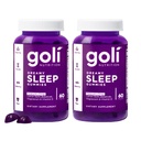 Goli Dreamy Sleep Gummy - 60 Count (Pack of 2) - Melatonin, Vitamin D, Magnezyum ve Limon Balm Ekstraksiyon - Gelatin-Free, Gluten-Free, Vegan & Non-GMOMO
