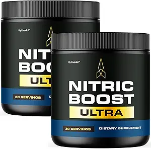 LIVORKA (2 Pack) Nitric Boost - Nitric Boost Ultra Purple Powder for Men, NitricBoostUltra Powder, Boost Energy and Support Active Lifestyles, 120 Services for 2 Months