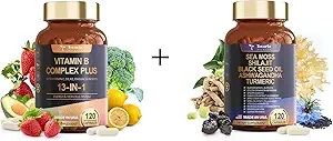 13-in-1 Vitamin B Kompleksi & 25-in-1 Sea Moss Capsules