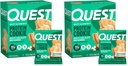 Quest Nutrition White Chocolate Macadamia Protein Cookie,15g Protein,1g Sugar,2g Net Carbs,Keto Friendly,High-Protein,Low Carb;,4 Count (Pack of 2)