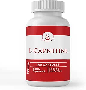 PURE ORIGINAL INGREDIENTS L-Carnitine, (100 Capsules) Her zaman Saf, Hiçbir Katkı veya Ayırma, Lab TY