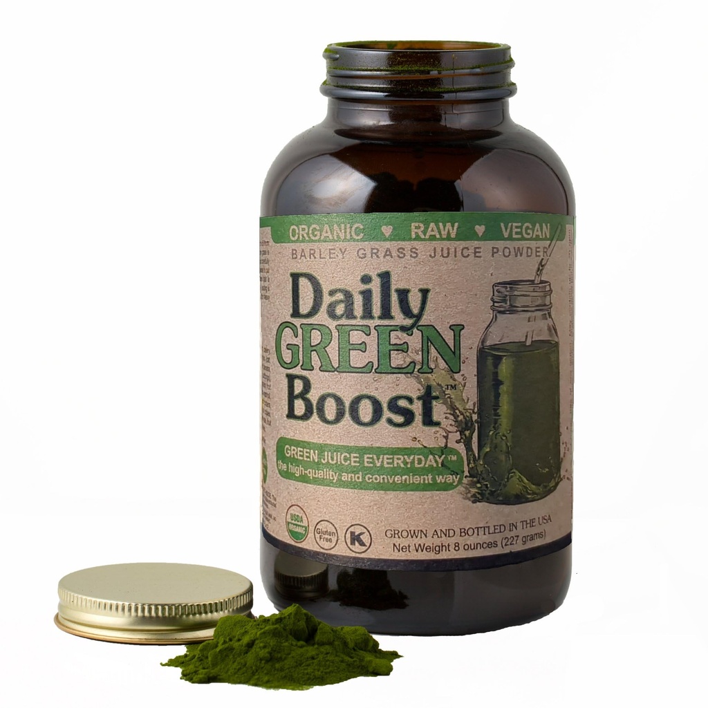 Daily Green Boost 8oz Organic Raw Vegan GF USA