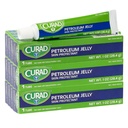 CURAD Petroleum Jelly Skin Protectant, Ointment for Dry Cracked Skin, 1 oz Tube (12 Pack)