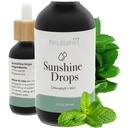 Philosophie Liquid Chlorophyll Sunshine Su için Düşler | Organik Klorophyll Drops with Mint for Detox, Internal Deodorant & Energy Boost | Natural Vegan Supplement, Non-GMO, 2oz