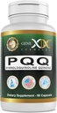 Genx Formulas 20 mg PQQQroloquinoline Quinone (90 Capsules) | Supports Mitochondria, Cardiovascular, and Cognitive Health - Non-GMO, Gluten Free, Vegetarian - 90 Day Supply