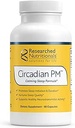 Researched Nutritionals Circadian PM - Promotes a Healthy Nervous System, Histamine Response & Peaceful Nights with L Theanine, 5 HTP, Valerian Root & GABA Supplements (90 Capsules)