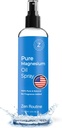 Pure Magnesium Oil Spray 12oz (Single) – Organic USP Grade Magnesium Spray, Topical Magnesium Glycinate, Magnesium Oil for Feet, Body, Muscles & Leg Cramps – Made in The USA