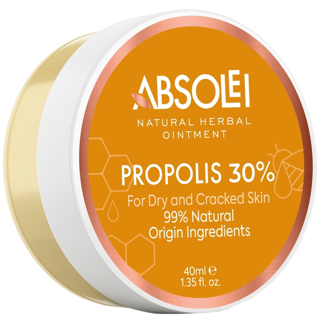 Propolis Ointment, Natural 30% Propolis Ointment for Itchy, Dry and Cracked Skin, 1.35 fl oz