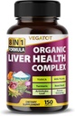 VEGATOT Liver Health Complex Formula **USA Made and Tested** High Potency with TUDCA, Milk Thistle, Beet Root, Artichoke Leaf, Panax Reality, Astragalus, Tumeric - Clean & Detox Formula