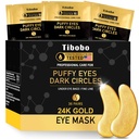 Eye Patches (36 Pairs) - 24K Altın Göz Maskeleri Karanlık Çemberler için Abundant Collagen, Puffy Eyes, Wrinkles - Women Skin Care - Vegan & USA Tested