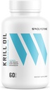 Swolverine Krill Oil | 500 mg of Krill Oil & Astaxanthin, Omega-3s, EPA & DHA, Hızlı Absorbing, Ortak Yardım, Kalp Sağlığı (60 Hizmet)