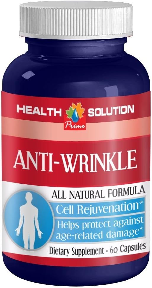 Alpha λιποϊκό οξύ 300mg - ΑΝΤΙ- WRINKLE ΑΝΤΙ-AGING COMPLEX - συμπλήρωμα αναζωογόνησης κυττάρων - χάπια ρυτίδων - χάπια κολλαγόνου φόρμουλα ρυτίδων - αντιρυτιδικό συμπλήρωμα για τις γυναίκες - 1 φιάλη 60 κάψουλες