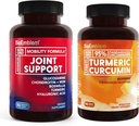 BioEmblem Turmeric Curcumin Supplement with BioPerine and Joint Support