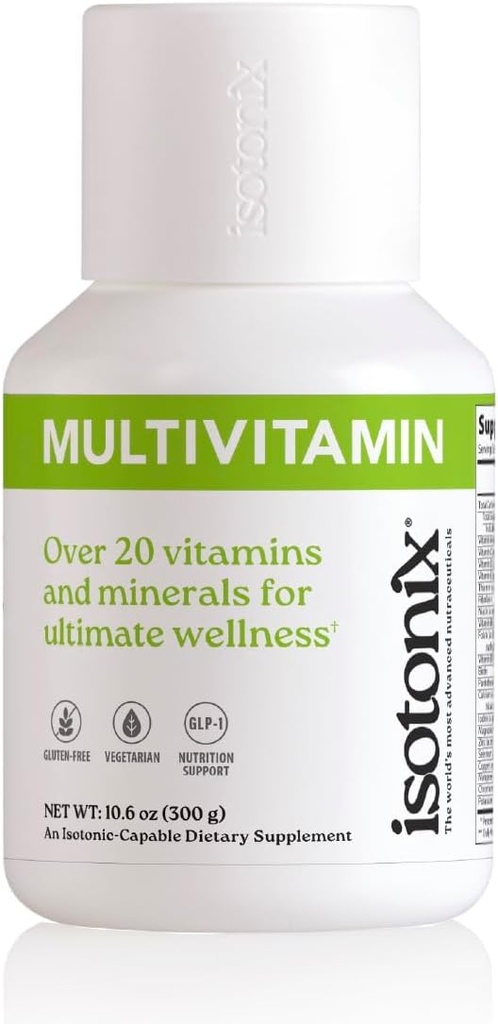 Isotonix® Multivitamin Without Iron – Full Daily Supplement for Energy, Immune Support, Skin, and Bone Health – 90 Servisler – Isotonic Drinkable Formula