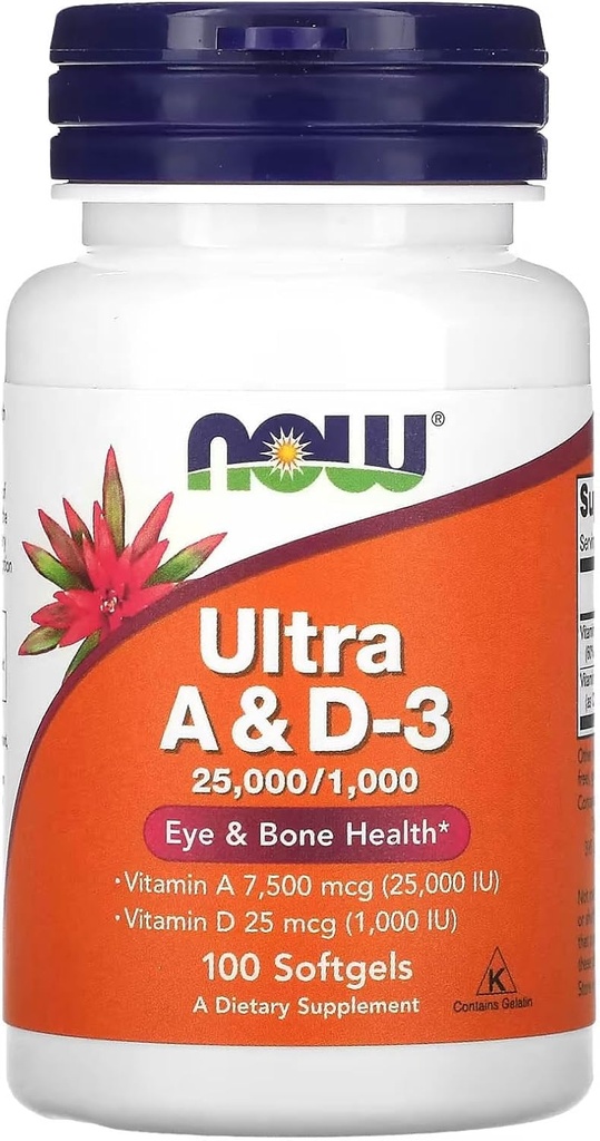 Ultra A & D3, 100 Softgels by Now Foods (Συσκευασία 3)