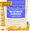 De-Stress Gummies με American Ginseng, Turmeric, και Goji - Βοήθεια με το άγχος ανακούφιση & Mood Boost, Όλα-Φυσική χαλάρωση, Χαμηλή Σούγκαρ, 45 Vegan Gummies, Πάθος Φρούτα (45 Gummies (Pack of 1))